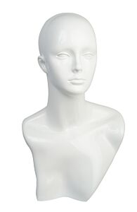Манекен "Голова" , 47 см, белый.
